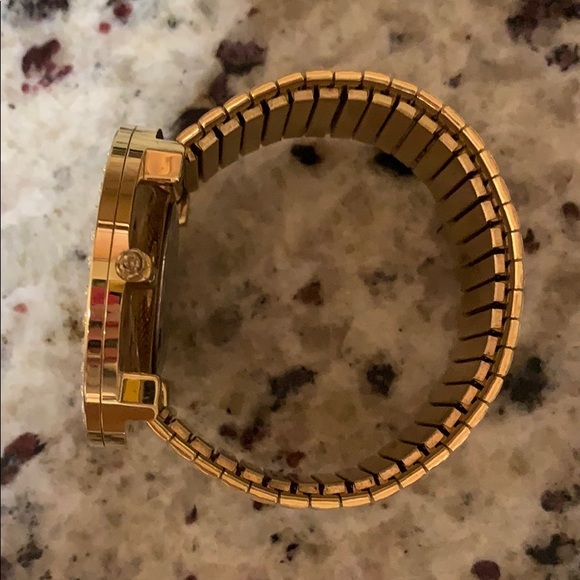 Like New Betsey Johnson Gold Leopard Watch - Picture 3 of 4